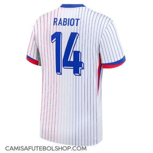 Camisa de time de futebol França Adrien Rabiot #14 Replicas 2º Equipamento Europeu 2024 Manga Curta